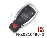 VVDI 벤츠 BGA 세미 스마트형 키 4 버튼 (주파수315/433 바꿀 수 있음)